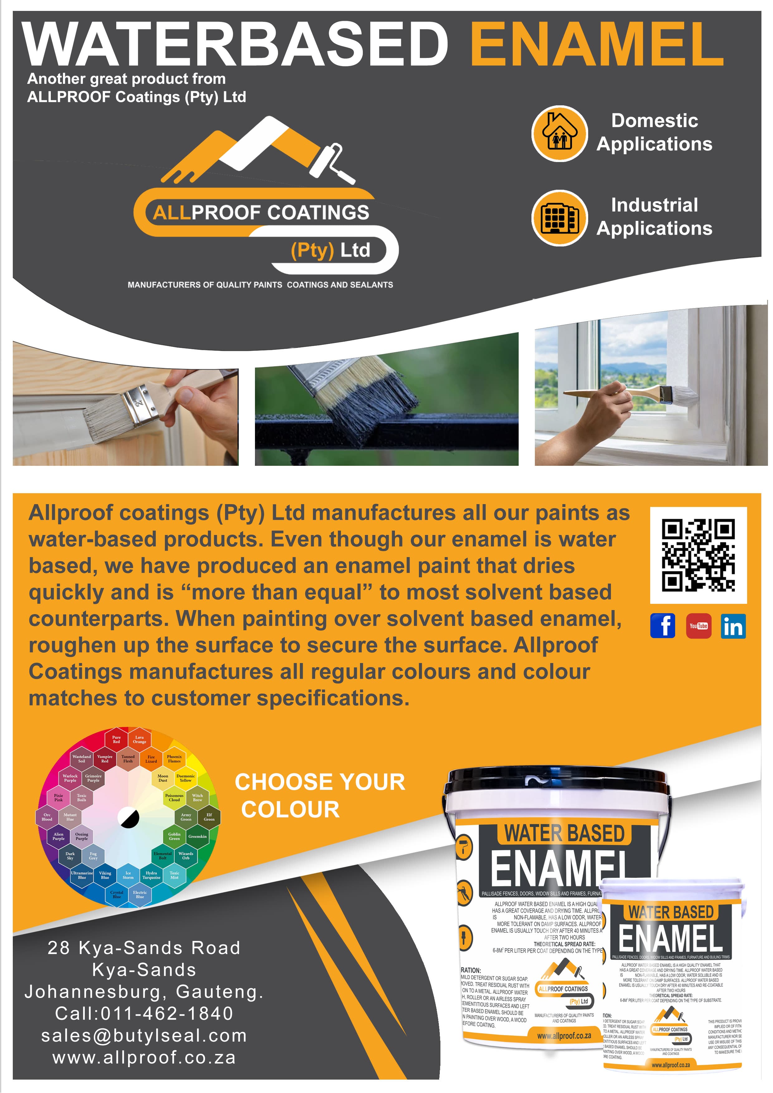 Water-Based Enamel brochure preview