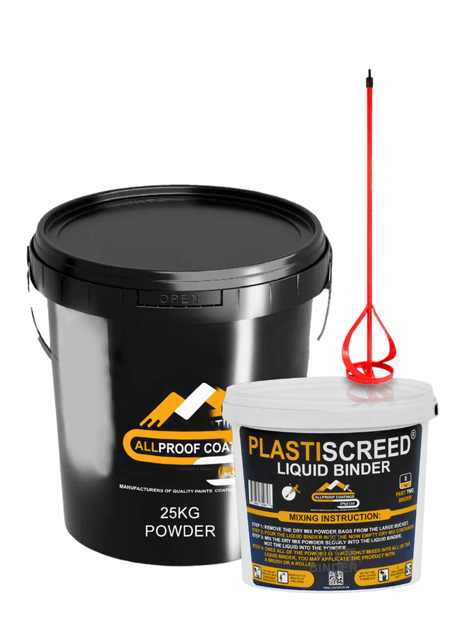 PLASTISCREED two-part screed sealer product packaging