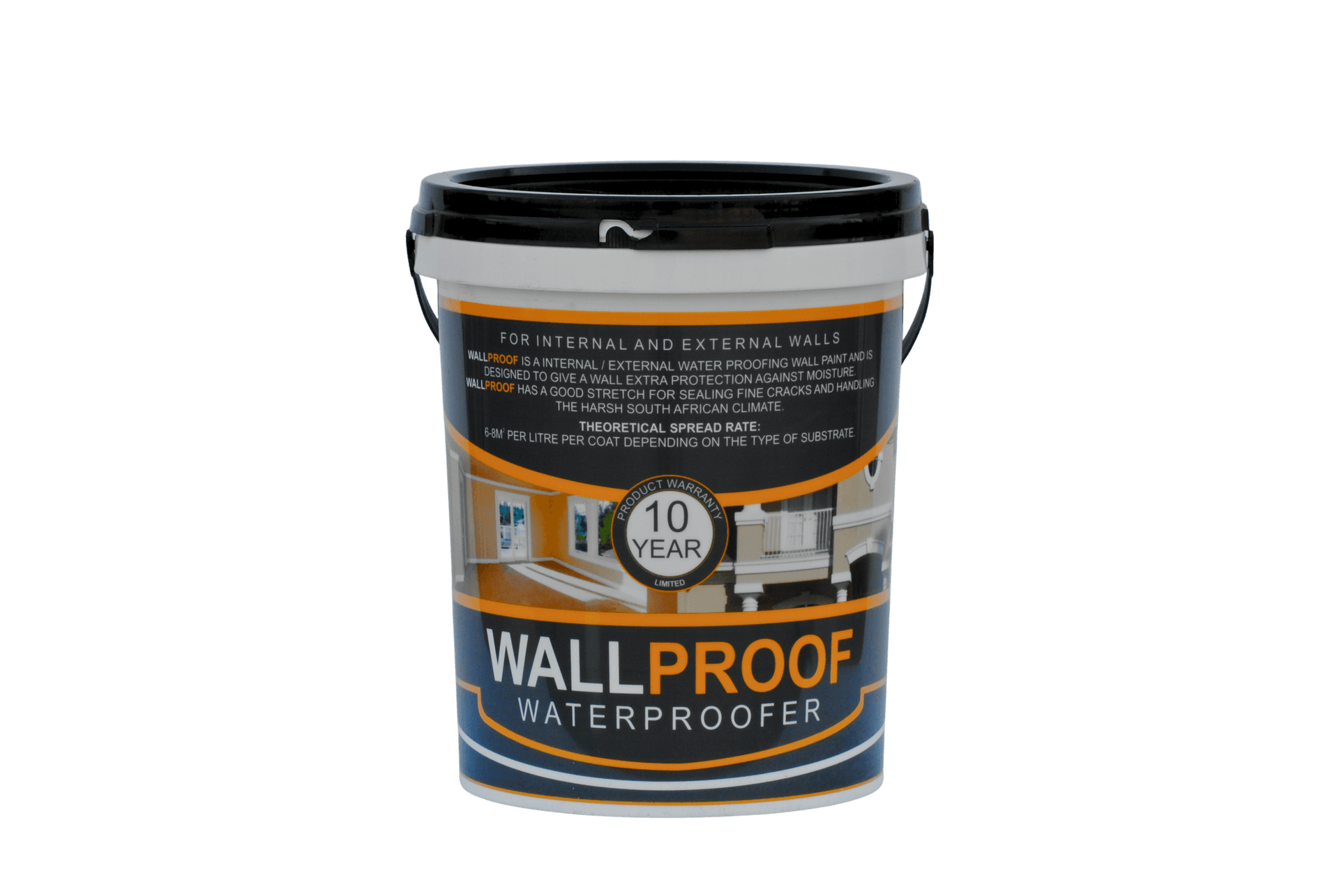 WALLPROOF WATERPROOF product packaging
