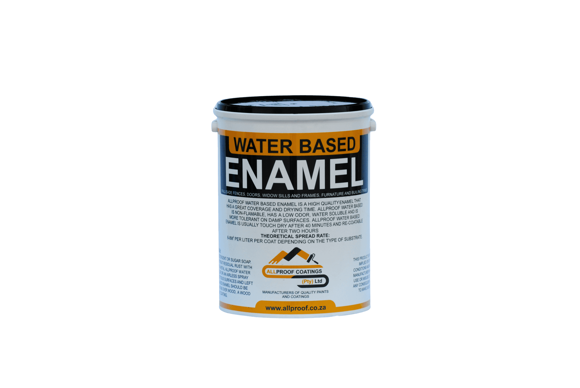 Water Based Enamel product packaging