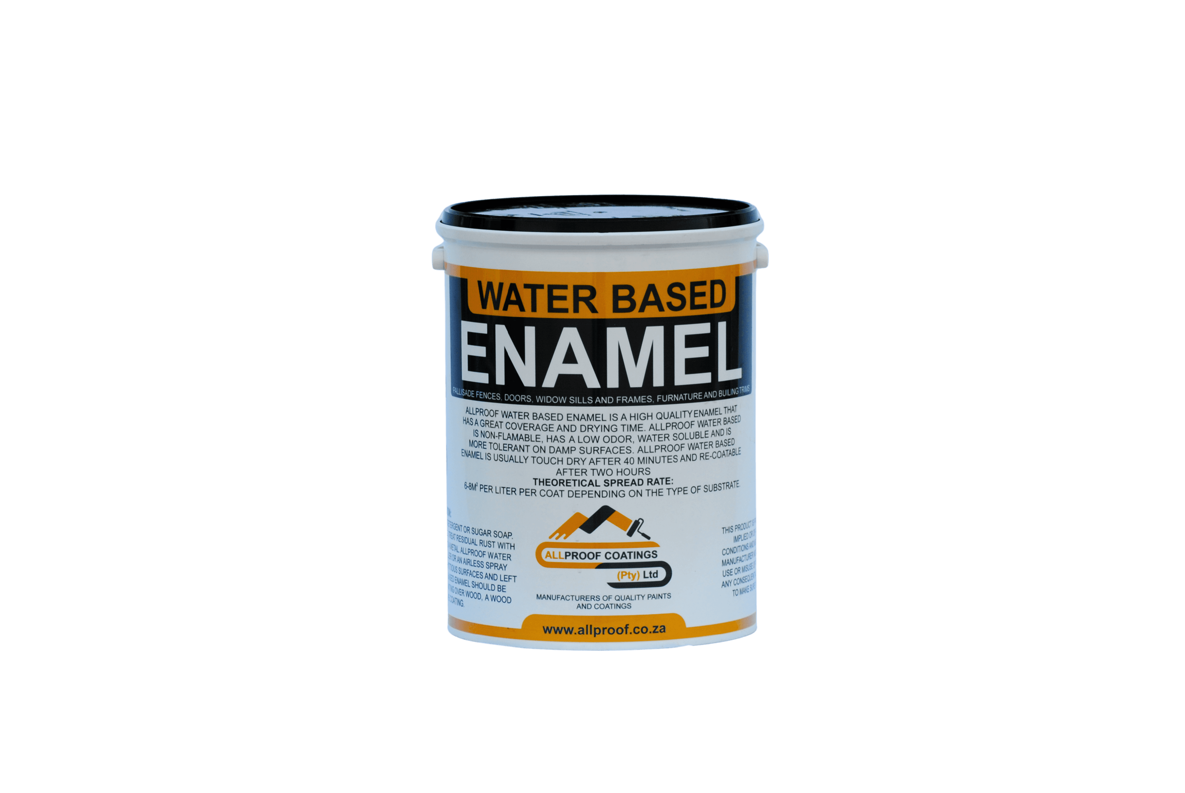 Water Based Enamel product packaging